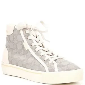 CoachコーチCitysole Signature High-Top Sneakersスニーカー 公式】COACH – コーチ | CITYSOLE ハイ トップ スニーカー